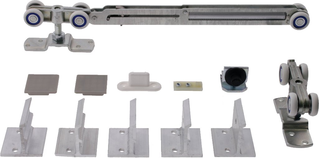 100kg Sliding Door Track with Soft Close Kit