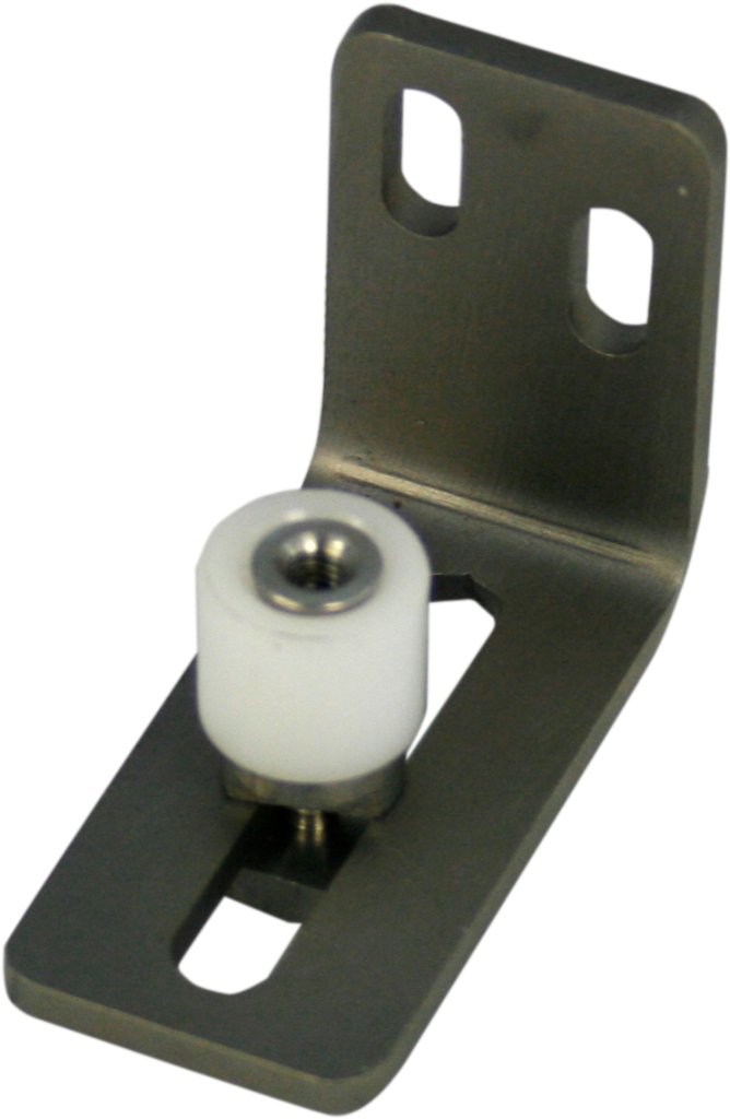 Wall Mount Bottom Guide Roller - Stainless Steel