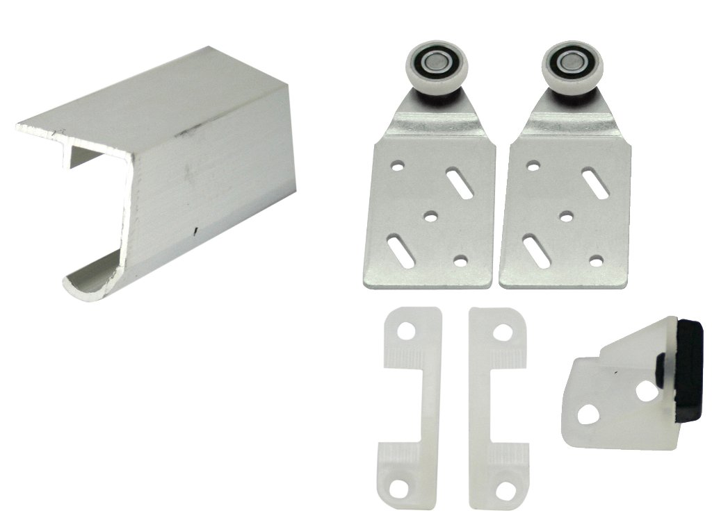 Aluminium Door Track & Trolley Kit
