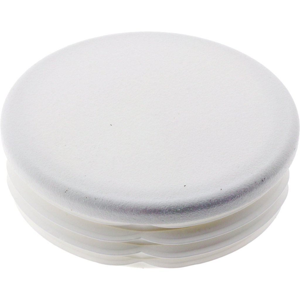 Round Plug White 85mm