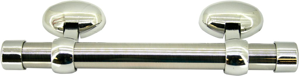 Casket / Coffin Handle - Silver - Round Bar