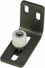 Wall Mount Bottom Guide Roller - 12mm -Stainless Steel - for 5569/5536 Track