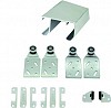 Aluminium Double Door Track 1800mm & Trolley Kit