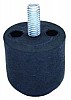 Rubber Buffers - External Threaded - Black