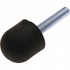 Rubber Buffers - External Threaded - Black