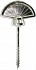 Coffin Screw - Silver - Fan Style