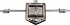 3 Point Drop T Latch - Zinc Locking - Full Kit