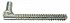 Screw Gudgeons – Galvanised