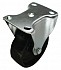 Plate Castors - Zinc Plated - Nylon/Urethane Wheels, Casters