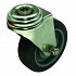 Bolt Hole Castors - Zinc Plated - Urethane Wheels, Casters