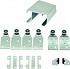 Aluminium Double Door Track 2400mm & Trolley Kit