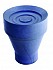 Heavy Duty Rubber Stick Tips - Round Tube - Grey