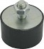 Rubber Buffers - External Threaded - Black