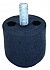 Rubber Buffers - External Threaded - Black