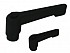 Clamp Levers - Internal Thread - Black Nylon Handle - Zinc Plated Steel Thread