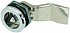 Heavy Duty 7mm Tri Lock Cam Lock - Chrome Plated